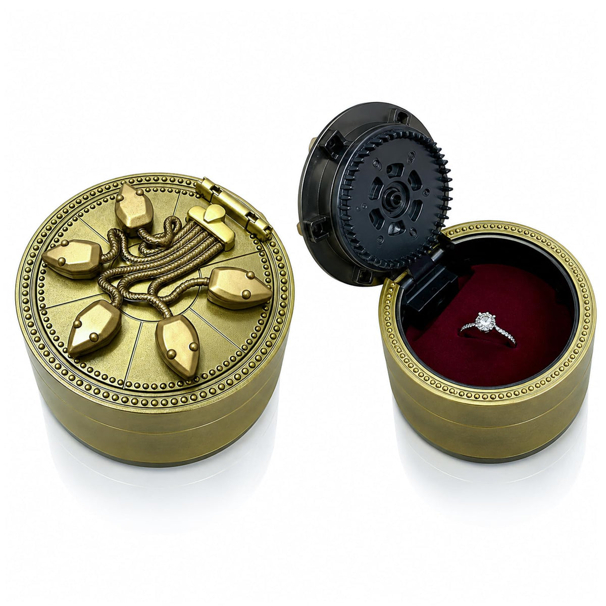 Five Serpent Gate Mechanical Ring Box