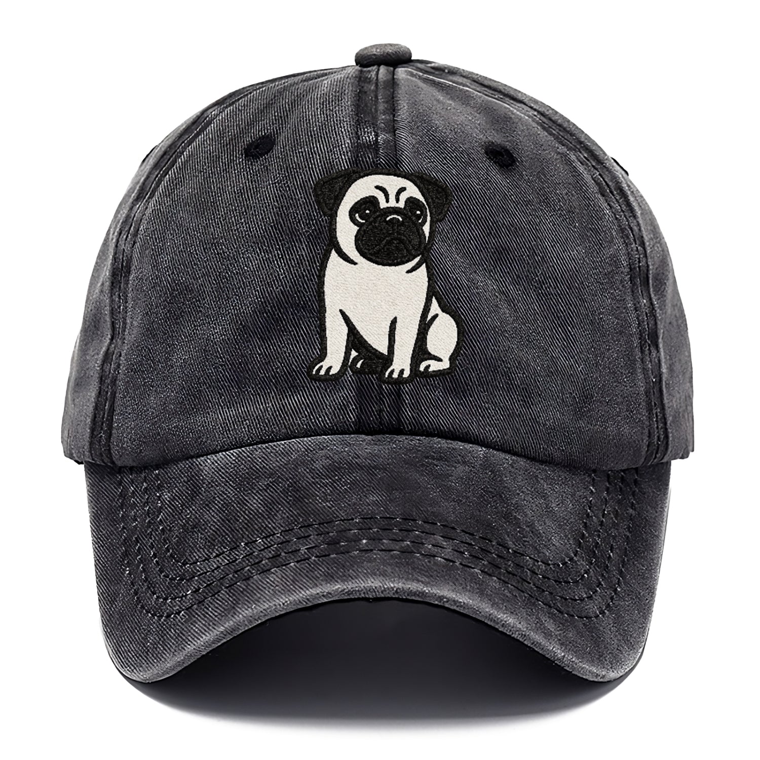 Black Pug Charming Companion Classic Cap
