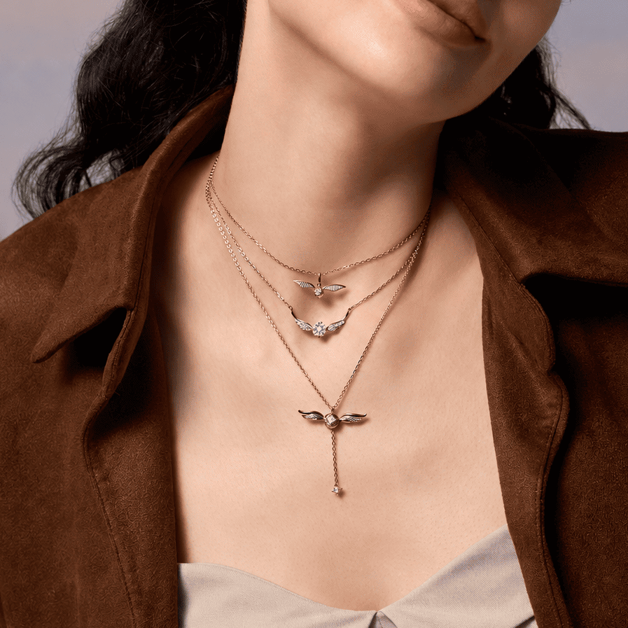 Golden Snitch Sterling Shine Silver Necklace