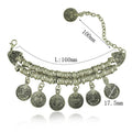 Bohemian Ancient Coin Vintage Anklets