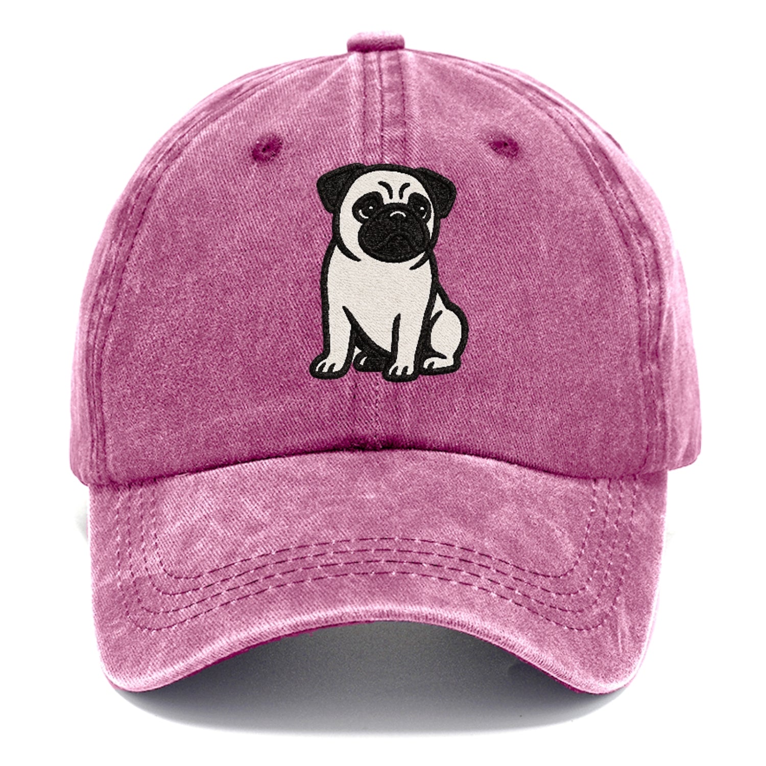 Black Pug Charming Companion Classic Cap
