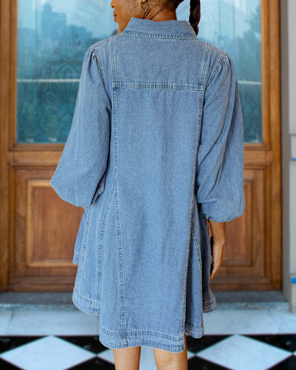 Hedy Denim Mini Dress