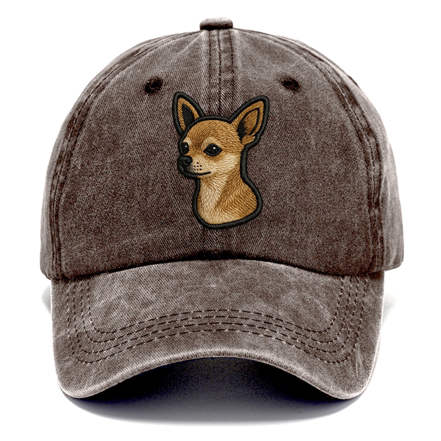 Chihuahua - Modern tiny dog logo with bo - Classic Cap
