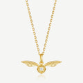 Golden Snitch Sterling Ball Silver Necklace
