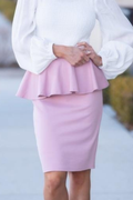 Brigitte Brianna Peplum Party Skirt