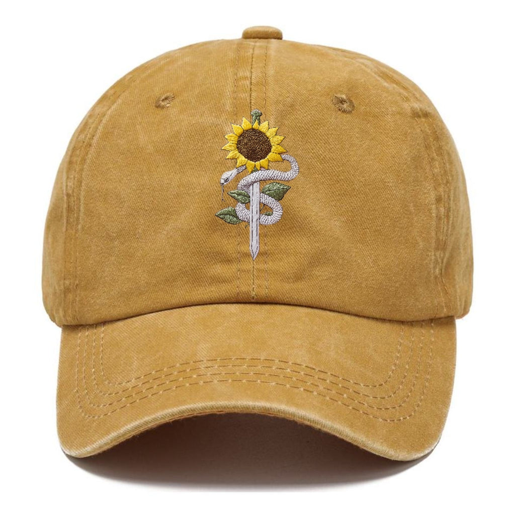 Serpent Sunflower Classic Cap
